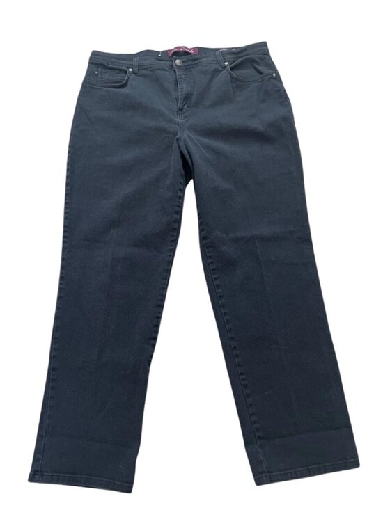 Gloria Vanderbilt Denim - Gloria Vanderbilt Women’s Classic Amanda Jeans Black Stretch - Size 16